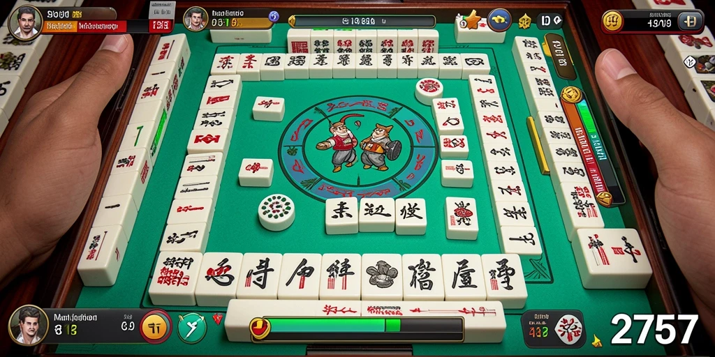 Tampilan gameplay Mahjong yang menarik dan menantang.
