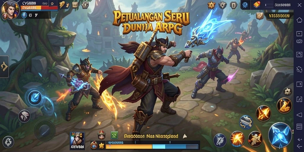 Gameplay menarik ARPG yang mendebarkan dan penuh aksi.