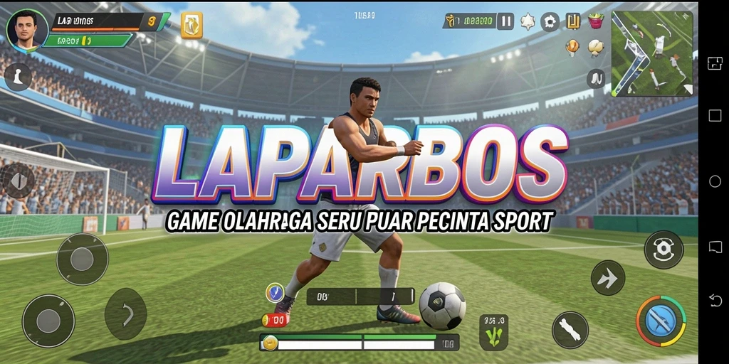 Tampilan gameplay dari LAPARBOS yang penuh aksi dan seru.