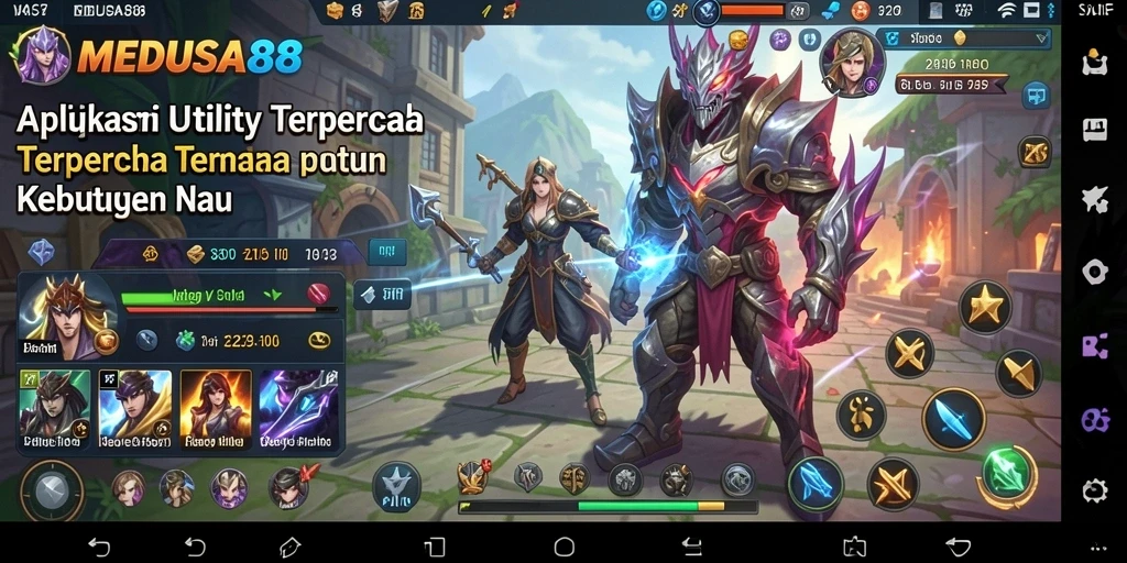 Tampilan intuitif MEDUSA88 untuk manajemen utility yang efisien.