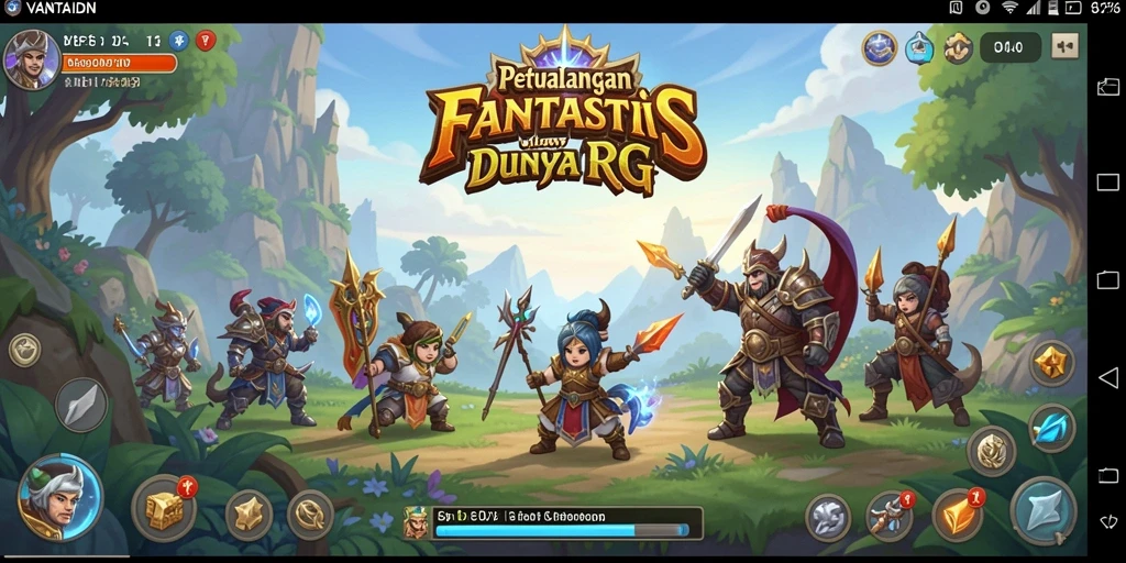 Tampilan gameplay VANTAIDN yang menegangkan dan visual yang memukau.