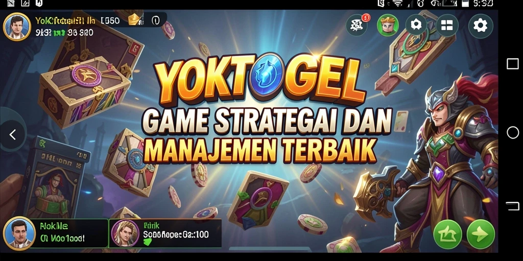 Tampilan gameplay menegangkan YOKTOGEL dengan aksi strategi.